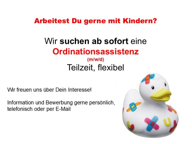 suche Ordinationsassistentin